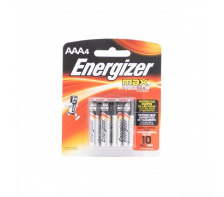 PILA ALC. ENERGIZER AAA X 4 (12)