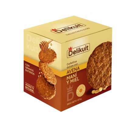 GALLETITA DELIKUIT DE AVENA/MANI/MIEL CHIPS (4)