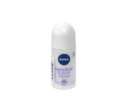 DESOD. NIVEA ROLL SEN/PURE 50ML