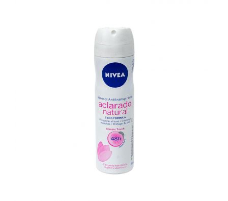 DESODO. AER. NIVEA ACLARADO NATURAL 150ML FEM (12)