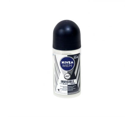 DESOD. NIVEA ROLL INV.BCO&NEGRO POWER MALE50ML