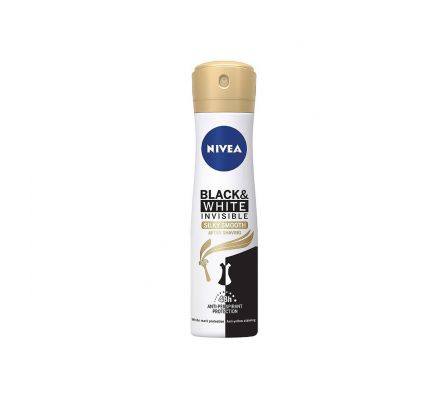 DESODO. NIVEA SPRAY B&W GOLD DAMA 150ML (12)