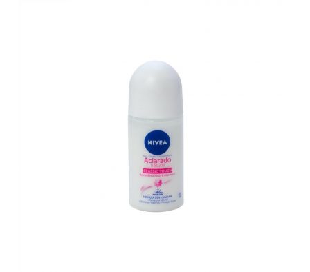 DESOD. ROLL ON NIVEA ACLARADO NATURAL 50ML FEM (12)