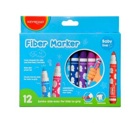 BOLIG. KEYROAD JUMBO 12COLORES REF.KR972320