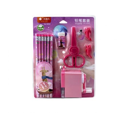SET DE UTILES ESCOLARES(SAC+LAPIZ+BORRADOR) REF:3062