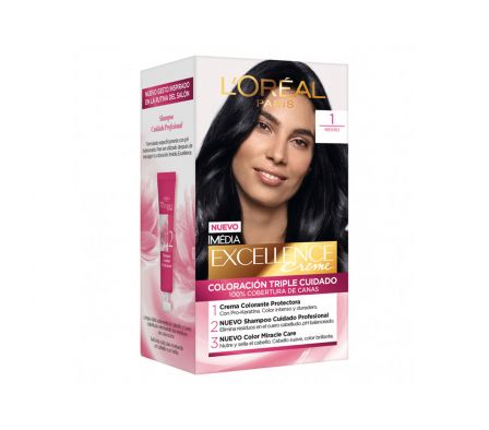 TINTE PREF. EXCELLENCE LOREAL N 1