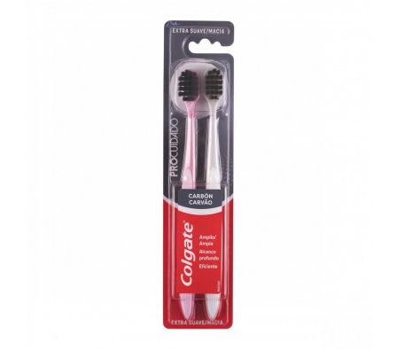 CEPILLO DENTAL COLGATE PRO CUIDADO CARBON X 2PCK (12)