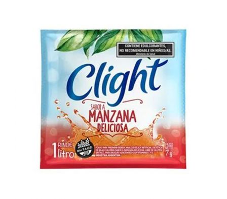 JUGO EN POLVO CLIGHT MANZANA DELICIOSA 7G.(320)