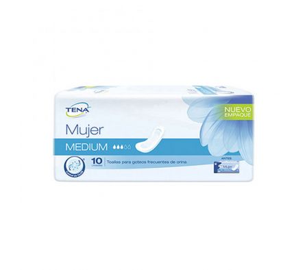 TOALLA HIG. TENA MUJER MEDIUM X 10UN (12)