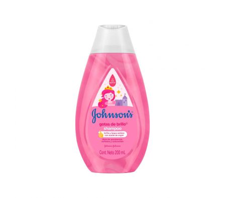 SHAMPOO JOHNSONS GOTAS DE BRILLO 200ML (12)