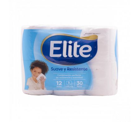 PAPEL HIGIENICO ELITE DH. 30MTS PAGUE 10 LLEVE 12 (6)