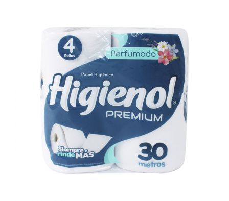 PAPEL HIG. HIGIENOL PREMIUN PERFUMADO DH 4X30MTS (10)