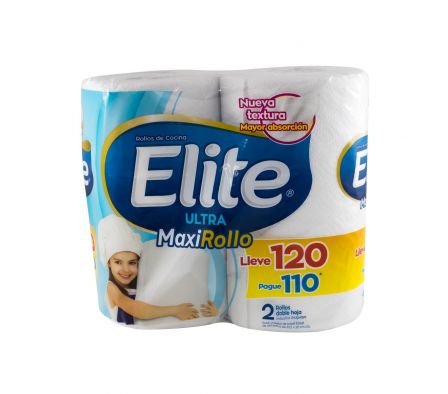 PAPEL DE COCINA ELITE MAXI ROLLOS X 240PAÑOS (8)