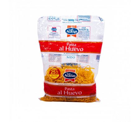PASTA AL HUEVO NIDO 2 X 500 GRS (12)