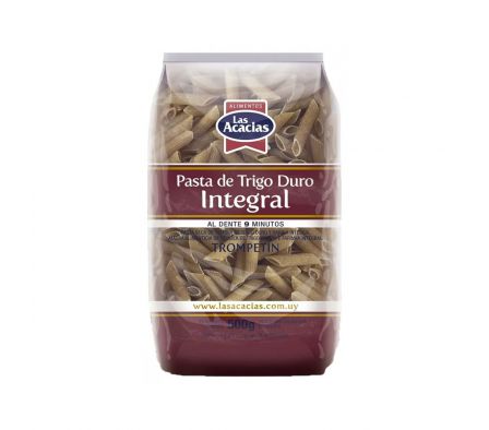 FIDEO PASTA INTEGRAL LAS ACACIAS TROMPETIN