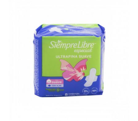 TOHALLA HIG. S. LIBRE ESP. ULTRAF. X 8
