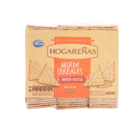 PACK GALLET. HOGAREÑAS MIZ DE CEREAL 185GR 12X36 (12)