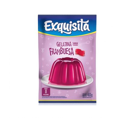 GELATINA EXQUISITA FRAMBUESA 40 GR (15)