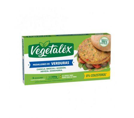 MEDALLONES DE VERDURA VEGETALEX 300GR