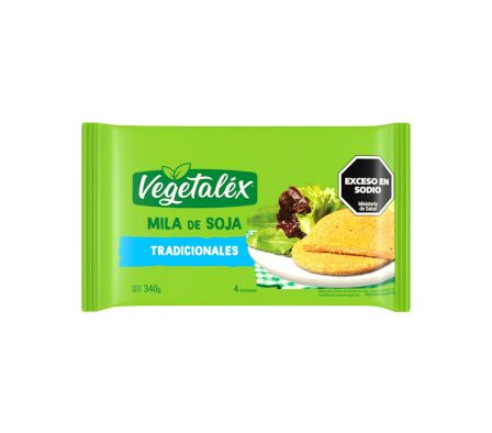 MILANESA DE SOJA TRADICIONAL VEGETALEX 340GRS.