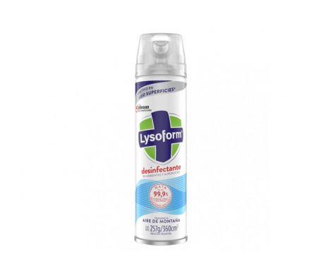 DESINFECTANTE AEROSOL LYSOFORM A D/MONTAÑA X 360CC (12)