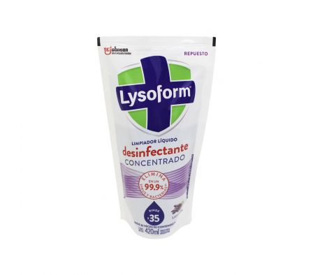 DESINFECTANTE LYSOFORM LIQ. LAVANDA 420 ML (24)
