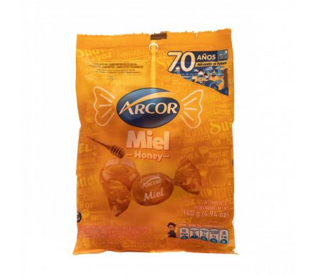 CARAMELOS RELLENOS MIEL ARCOR 150 GRS