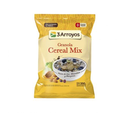 GRANOLA CEREAL MIX 3 ARROYOS X 350GR (20)