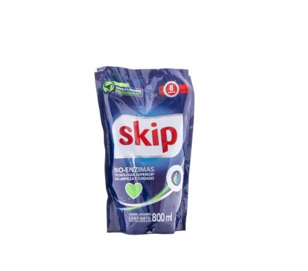 JABON SKIP EN LIQ. FIBERCARE P/ROPA DP 800ML (12)