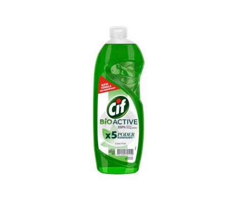 DETERGENTE CIF BIOACTIVE LIMA X 500ML(12)