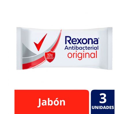JABON ANTIB REXONA ORIGINAL 3X90 GR. (36)