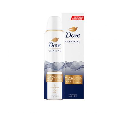 DESOD. AEROSOL DOVE CLINICAL WOMEN 96HS X 150ML (12)