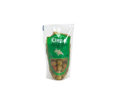 ACEITUNAS VERDES CEBILLA RELL. 180 GRS. (30)SACHET