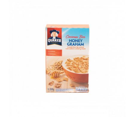CEREAL QUAKER HONEY GRAHAM 200GR