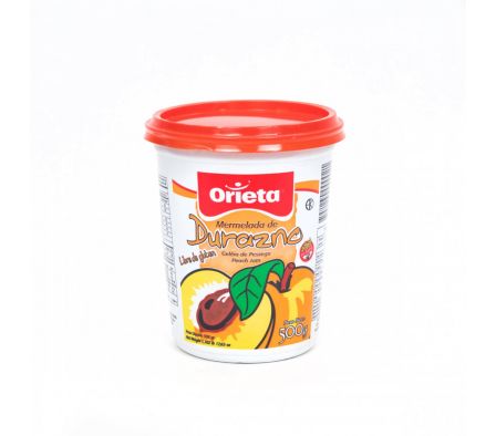 MERMELADA ORIETA DURAZNO 500 GR.