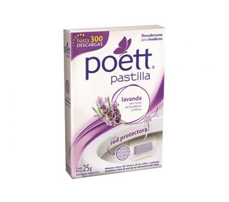 PASTILLA  POETT LAVANDA C/RED 25GRS (12)
