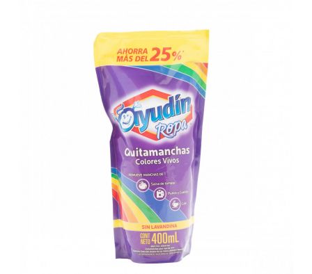 LAVANDINA AYUDIN ROPA COLORES 470 CC.
