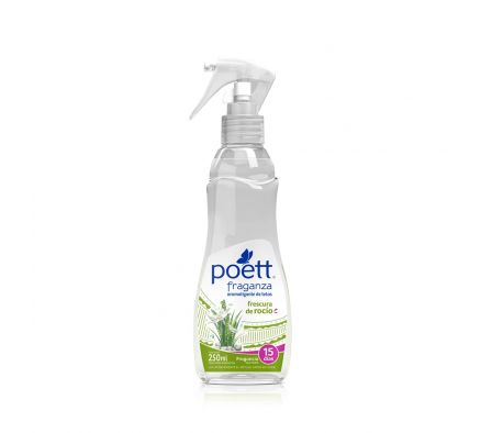 FRAGANCIA P/TELA FRESCURA/ROCIOS POETT 250ML C/ROCIADOR