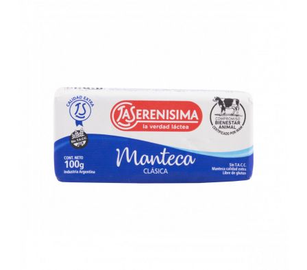 MANTECA LA SERENISIMA 100GR PAQ. (20)