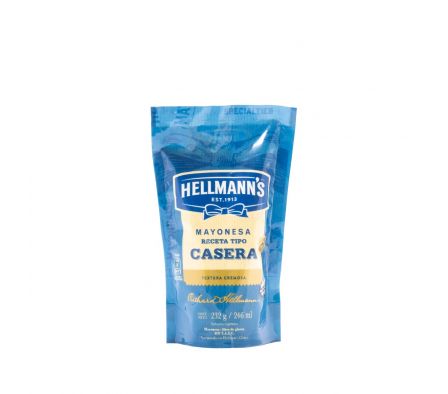 MAYONESA HELLMANNS REC CASERA DP 232GR (12)
