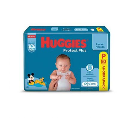 PAÑAL HUGGIES PROT PLUS P AHORRP 2X50 CRUELLA(2)