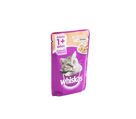 ALIM. WHIS. SACHET ADULTO SALMON 85GR (12)
