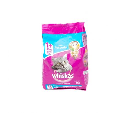 COMIDA P/GATOS WHISKAS PESCADO 1KG (10)