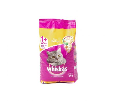 COMIDA P/GATOS WHISKAS POLLO 3KG (6)