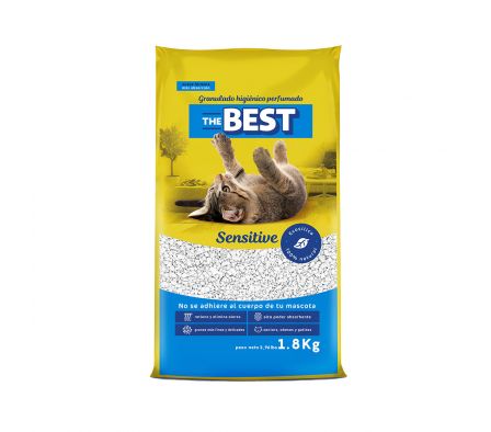 PIEDRA SANIT. P/ GATOS THE BEST SENSITIVE 1.8KG (10)