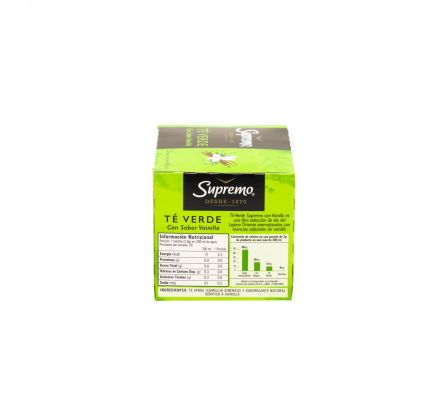 TE SUPREMO VERDE C/VAINILLA 20SAQ (48)