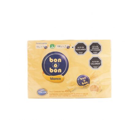 BOMBON BON O BON BLANCO PARAGUA X 450 GR (12)
