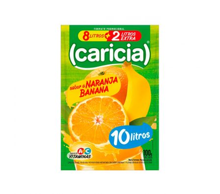 JUGO E/POLVO CARICIA NARAN/BAN 10LT X 100GR (30)