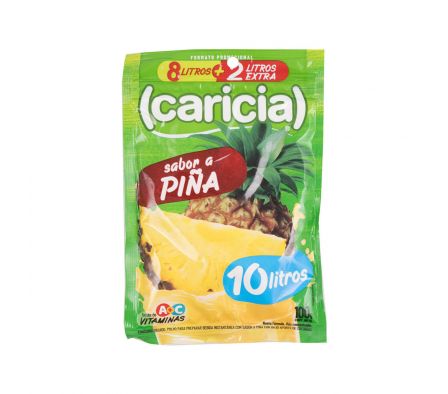 JUGO E/POLVO CARICIA PIÑA 10LT X 100GR (30)