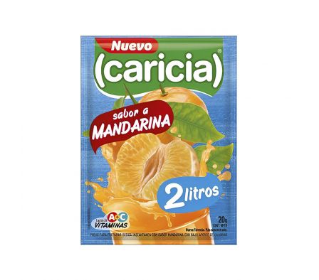 JUGO E/POLVO CARICIA MANDARINA 2LT X 20GR (160)